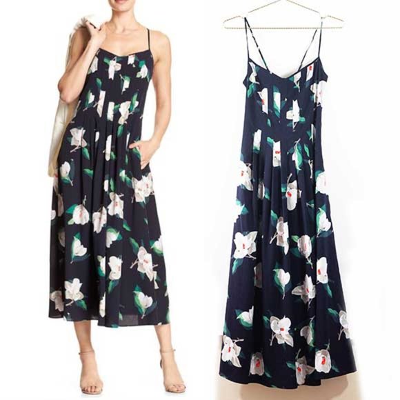 Banana Republic Dresses & Skirts - Banana Republic Magnolia Print Midi Dress 4